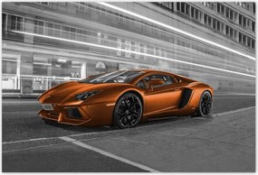 Poszterek 155x105 Narancssárga autó