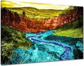 Festmények 100x70 Hegyi táj Tájkép