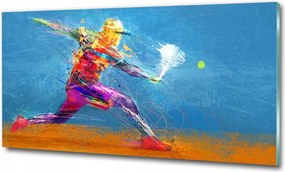 Fotó kép edzett üveg Labda a kapuban 125x50