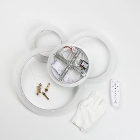 Brilagi - LED Dimmelhető felületre szerelhető csillár ORBITS LED/40W/230V 3000-6500K fehér + távirányító