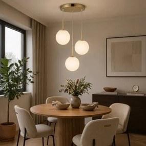 Brilagi - MILO kábeles függőlámpa 3xE27/60W/230V arany