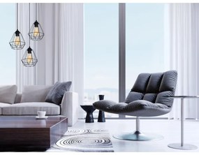 Csillár zsinóron DIAMENT 3xE27/60W/230V