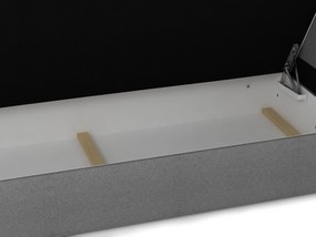 Franciaágy  Boxspring 180 cm Lilac (minta + fekete) (matraccal és tárolóhellyel). 1046662