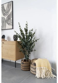 Erba kosarak, banánlevél, natúr, 2db