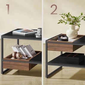 Konferenciaasztal E1081 BK, fekete