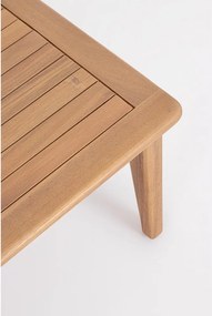 Natúr színű akácfa négyszemélyes kerti lounge szett Danubio – Bizzotto