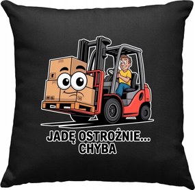 Raktáros párna logisztika mém vicc 3 fekete