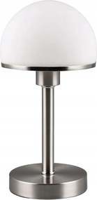Trio Asztali lámpa Joost II Ezüst, 40W, E14, Fém/Üveg, IP20