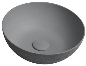 Sapho - FORMIGO ráépíthető mosdó átm. 39 cm beton/matt szürke