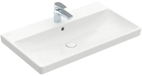 Villeroy & Boch 41568001 - Függesztett mosdó AVENTO 80x47 cm kerámia/fehér