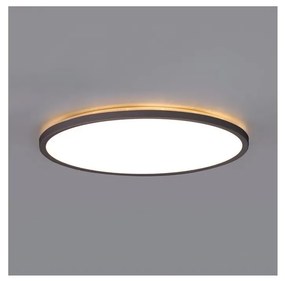 Kobi NIVERA LED 12W 230V IP54 fürdőszobai mennyezeti lámpa, 22,5 cm, fekete 004087