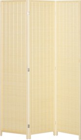 HOMCOM Belső Fa 3-paneles Szobakibővítő 135 x 180 cm Összecsukható Elválasztó Különböző Használatra | Aosom