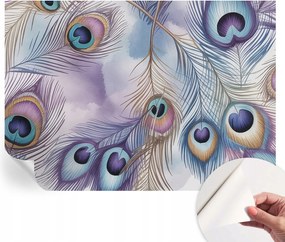 Öntapadós Dekoratív Fotótapéta Hálószobába Páva tollak 312x219 cm