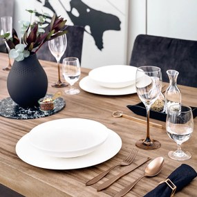 Pizza tányér, Manufacture Rock blanc kollekció - Villeroy & Bochnc - Villeroy & Boch