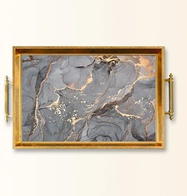 Üveg tálca, 38×24 cm – TPEA9874