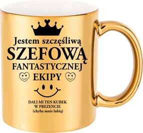 Arany Bögre A Főnöknek Ajándék Munkahelyre Születésnapra Karácsony Doboz