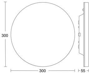 Steinel- LED Dimmelhető lámpa érzékelővel RSPROR10BASIC 8,5W/230V 3000K IP40