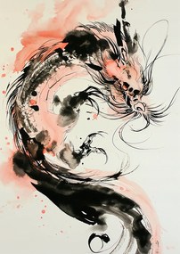 Poszter 21x29,7cm Sárkány Furia