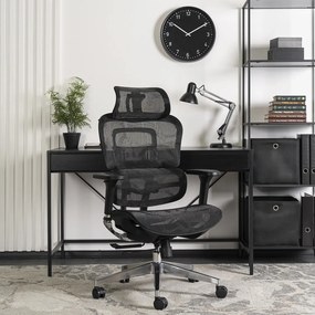 Fotel Obrotowy NINO Ergonomiczny Czarny