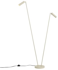 Modern állólámpa bézs 2-lámpás GU10 35mm - Thomas