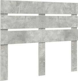 vidaXL Fejtámla Beton Szürke 120 cm Faanyag