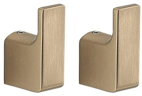 Gedy - PIRENEI 2 db-os fali kampó, matt arany