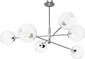 Dar Lighting modern függeszték vignette csiszolt króm darvig0650-22