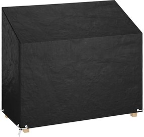 vidaXL polietilén kerti pad huzat 8 fűzőlyukkal 160x70x70/88 cm