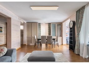 Globo 416080WWD5-CCT- LED Dimmelhető mennyezeti lámpa DORO LED/36W/230V 2700-6500K + távirányító barna