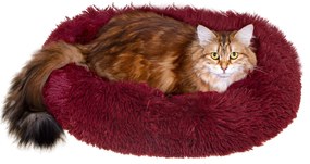 PreHouse Kutya és macska ágy plüss 60 cm - piros