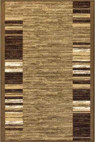 Gumírozott Járdaszőnyeg Bézs Barna Csíkos Étkezőszőnyeg Adagio 80x250 cm