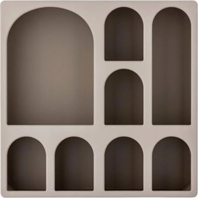 Bloomingville Graphia Fali polc Mdf Barna