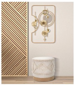 Fém fali dekoráció 49,5x80 cm Goldy – Mauro Ferretti