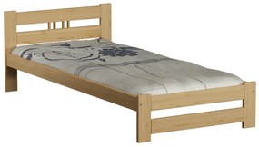 Fa ágy 90x200 LUX VitBed lakkozás nélkül + matrac 90x200 Spica