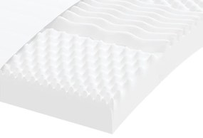 2 db fehér 7 zónás 20 ILD keménységű habmatrac 100 x 200 cm