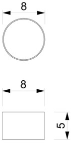 Spotlámpa DIXIE 1xGX53/11W/230V fehér