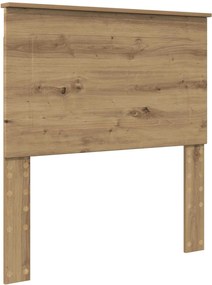 vidaXL Fejtámla Artisan tölgy 100 cm Faanyag