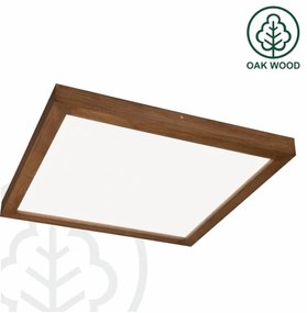Brilagi-LED Dimmelhető lámpa WOODY FRAME LED/50W/230V tölgy 60x60 cm IP44 + távirányító