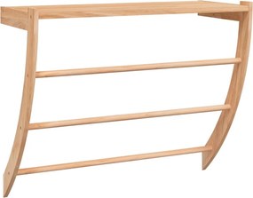 vidaXL tömör fenyőfa törülközőtartó 60 x 25,5 x 49 cm