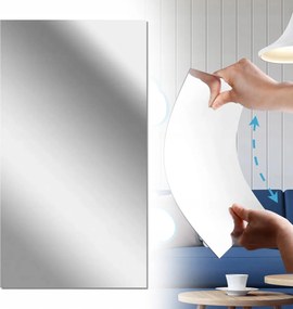 Tükörfólia Öntapadós Tükör Bútor Falra 200X60CM