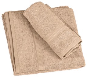CLARYSSE ELEGANCE Törölköző 60x110 cm homokszínű, 100% pamut