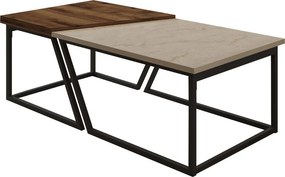 Verona P0024623 - Travertine, Rustic Walnut