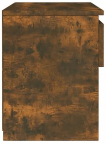 füstös tölgy színű szerelt fa éjjeliszekrény 40 x 30 x 39 cm