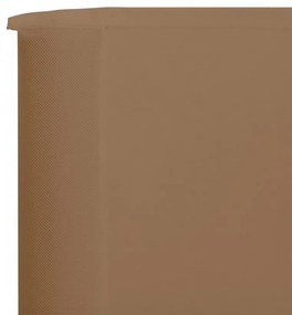 tópszínű 9 paneles szövet szélfogó 1200 x 120 cm