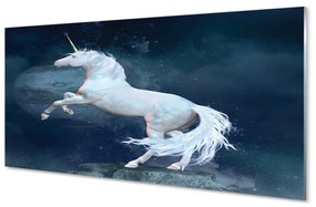Üvegképek Unicorn bolygó ég 125x50 cm