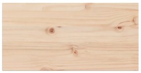 2 db tömör fenyőfa téglalap alakú asztallap 70 x 35 x 2,5 cm