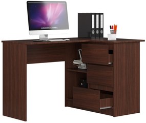 Sarok PC asztal Bodhi (wenge) (J). Akció -17%. 1068795