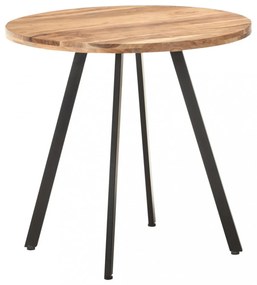 tömör akácfa étkezőasztal 80 cm