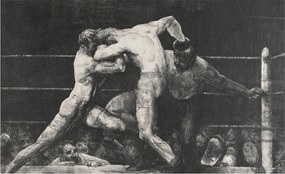 Flizelina Dekoratív fotótapéta az irodába Bokszoló párbaj 416x254 Ragasztó