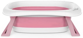 Összecsukható babakád hálóval, 2 színben-rózsaszín